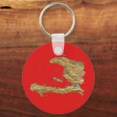 Porte-clés Porte - clé Carte Haïti (Recto)