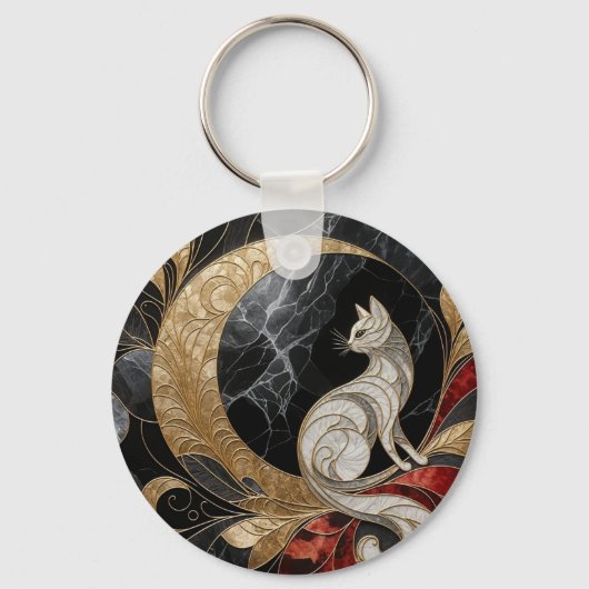 Porte-clés Porte - clé Cat Deco (Recto)