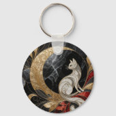 Porte-clés Porte - clé Cat Deco (Verso)