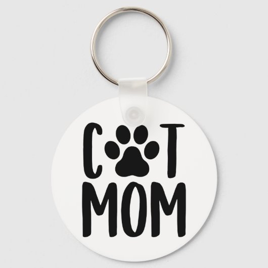 Porte-clés Porte - clé Cat Mom (Recto)