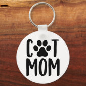 Porte-clés Porte - clé Cat Mom (Recto)
