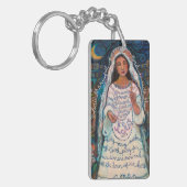 Porte-clés Porte - clé catholique de prière de Mary de grêle (Devant gauche)