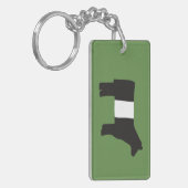 Porte-clés Porte - clé ceinturé de Galloway (Devant gauche)