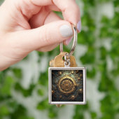 Porte-clés Porte - clé céleste Steampunk (main)