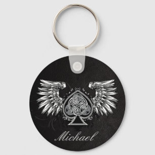 Porte-clés Porte - clé celtique à ailes urbain de noeud de