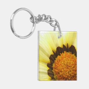 Porte-clés Porte - clé Centre Fleur Jaune