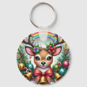 Porte-clés Porte - clé cerf (Verso)