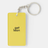 Porte-clés Porte - clé certifié Lean Six Sigma Yellow Belt (Dos)