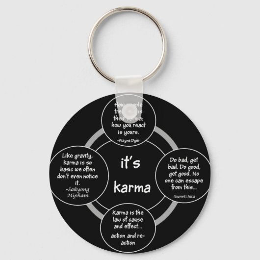 Porte-clés Porte - clé - C'est Karma (Recto)