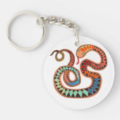 Porte-clés Porte - clé chanceux de serpent (Devant)