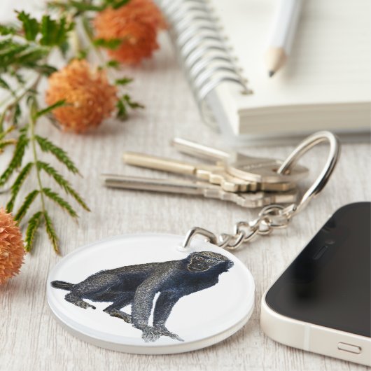 Porte-clés Porte - clé chanceux du singe | de zodiaque (Devant droit)