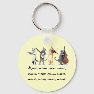Porte-clés Porte - clé / Chats chanteurs / Meow, Meow, Meow