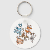 Porte-clés Porte - clé Chats Et Chiens Tombés (Recto)