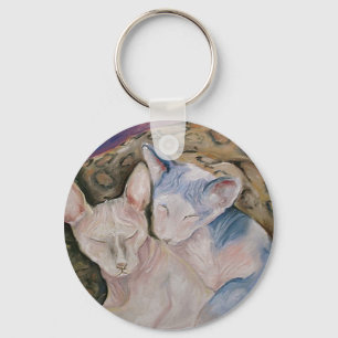 Porte-clés Porte - clé chauve de minous de Sphynx "les
