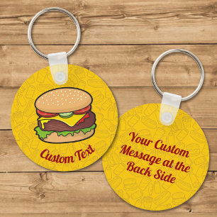 Porte-clés Porte - clé Cheeseburger