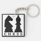 PORTE-CLÉS PORTE - CLÉ CHESS (Dos)