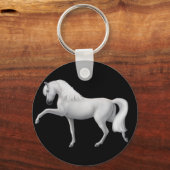 Porte-clés Porte - clé cheval andalou blanc (Recto)