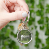 Porte-clés Porte - clé Cheval blanc timide (main)