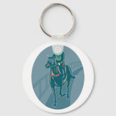 Porte-clés Porte - clé Cheval Et Jockey (Recto)