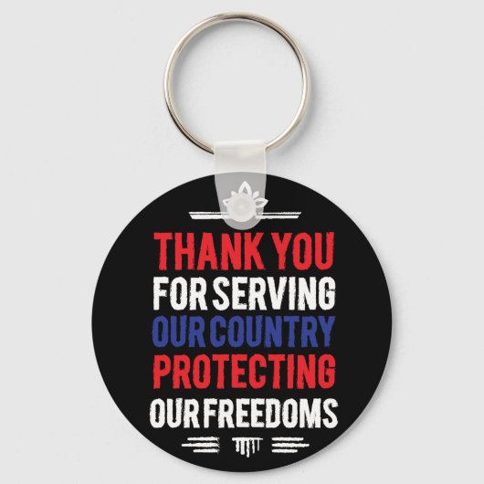 Porte-clés porte - clé chevronné (Recto)