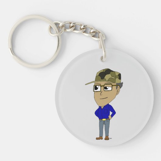 Porte-clés porte - clé chibi (Devant)