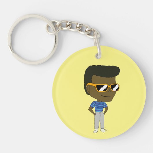 Porte-clés porte - clé chibi (Devant)