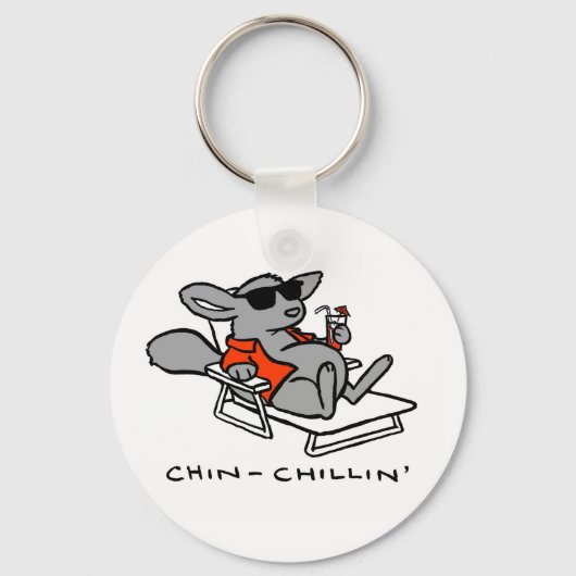 Porte-clés porte - clé chinchillin (Recto)
