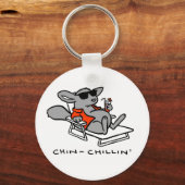Porte-clés porte - clé chinchillin (Recto)