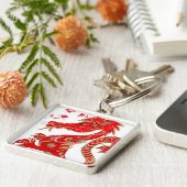 Porte-clés Porte - clé chinois d'astrologie de dragon (Côté)