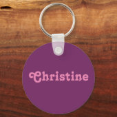 Porte-clés Porte - clé Christine (Recto)