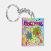 Porte-clés Porte - clé cible de vacances à Hollywood (Devant gauche)