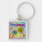 Porte-clés Porte - clé cible de vacances Palm Springs (Devant)