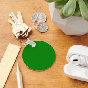 Porte-clés Porte - clé circulaire en aluminium vert