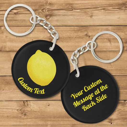 Porte-clés Porte - clé citron