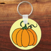 Porte-clés porte - clé citrouille (Recto)