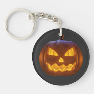 Porte-clés Porte - clé Citrouille d'Halloween en colère