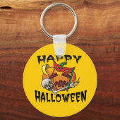Porte-clés Porte - clé Citrouille du parti Halloween (Recto)