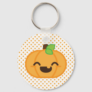 Porte-clés Porte - clé Citrouille Kawaii Jack-o'-lantern