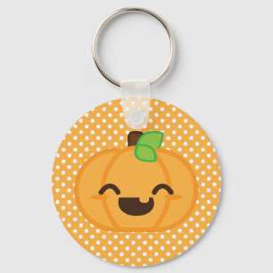 Porte-clés Porte - clé Citrouille Kawaii Jack-o'-lantern