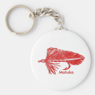 Porte-clés Porte - clé classique de vol de truite "Red Matuka