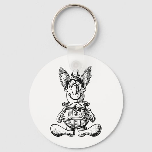 Porte-clés porte - clé clown vintage (Recto)