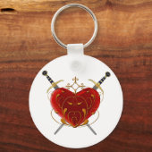 Porte-clés Porte - clé Coeur et poignards (Recto)