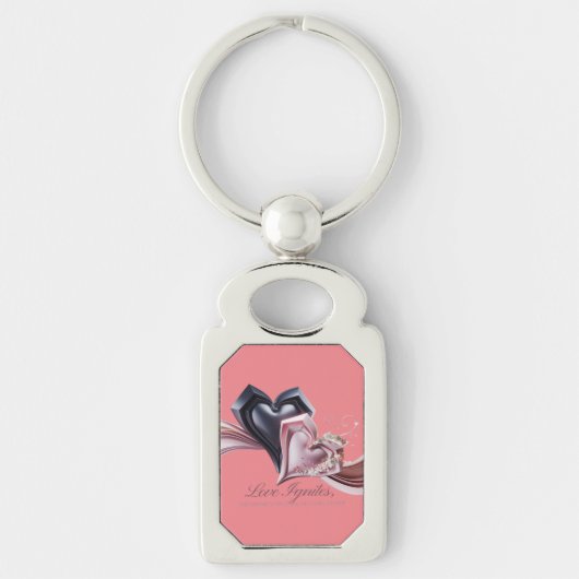 Porte-clés Porte - clé Coeurs enmêlés (Devant)