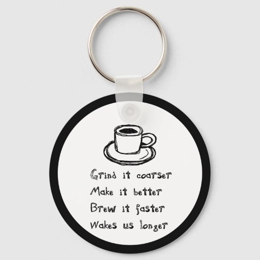 Porte-clés Porte - clé Coffee Punk (Recto)