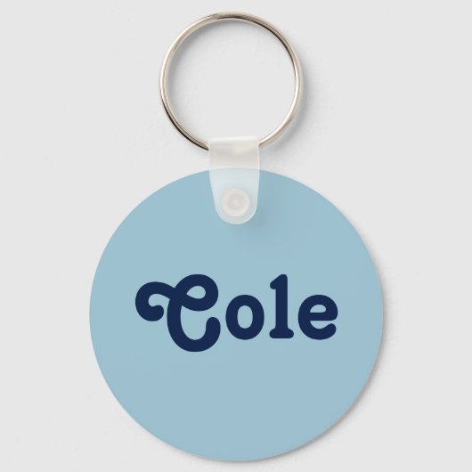 Porte-clés Porte - clé Cole (Recto)