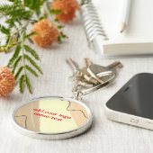 PORTE-CLÉS PORTE - CLÉ COLERF CUT HEART NAME (Côté)
