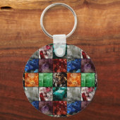 Porte-clés Porte - clé Collage Gemstone (Recto)