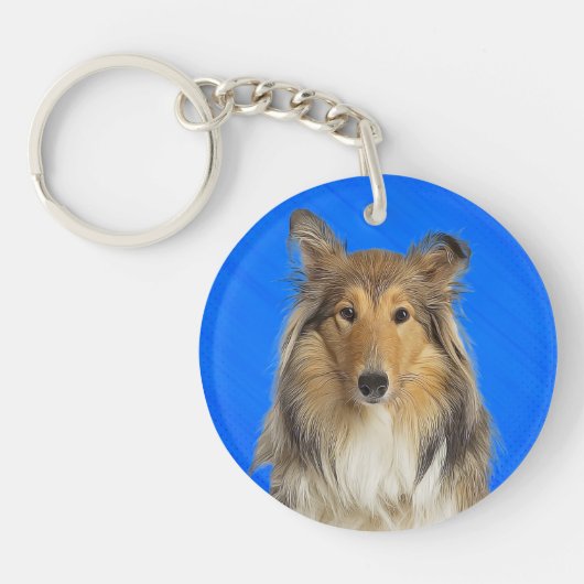 Porte-clés Porte - clé Collie (Devant)