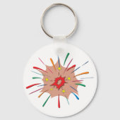 Porte-clés Porte - clé coloré Fireworks (Verso)