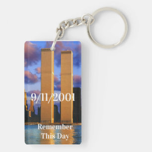 Porte-clés Porte - clé commémoratif Twin Towers